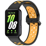 xDfind Two Color Silicone Breathable Watch Band, For Samsung Galaxy Fit 3