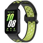 xDfind Two Color Silicone Breathable Watch Band, For Samsung Galaxy Fit 3