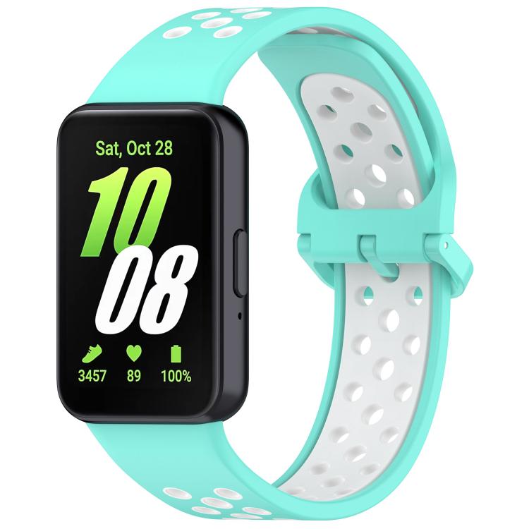 xDfind Two Color Silicone Breathable Watch Band, For Samsung Galaxy Fit 3