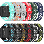 xDfind Two Color Silicone Breathable Watch Band, For Samsung Galaxy Fit 3