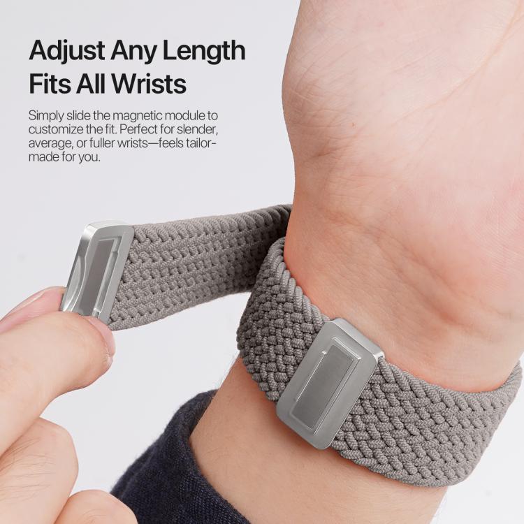 DUX DUCIS Mixture Ultra Series Magnetic Buckle Nylon Braided Strap, For Apple Watch 38 / 40 / 41 / S10 42mm