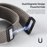 DUX DUCIS Mixture Ultra Series Magnetic Buckle Nylon Braided Strap, For Apple Watch 42 / 44 / 45 / 46 / 49mm