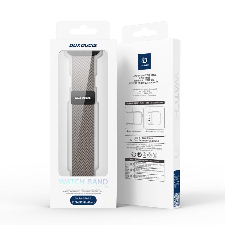 DUX DUCIS Mixture Ultra Series Magnetic Buckle Nylon Braided Strap, For Apple Watch 42 / 44 / 45 / 46 / 49mm