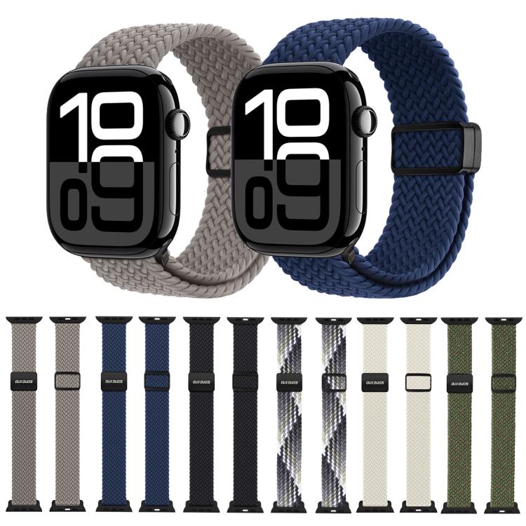 DUX DUCIS Mixture Ultra Series Magnetic Buckle Nylon Braided Strap, For Apple Watch 42 / 44 / 45 / 46 / 49mm