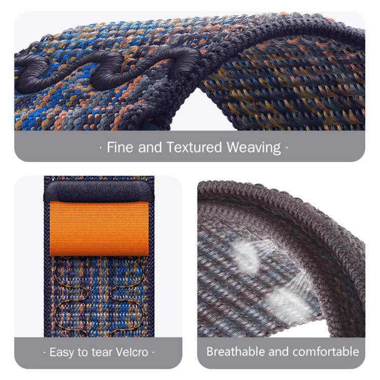 xDfind Nylon Hook and Loop Fastener Watch Band, For Samsung Galaxy Watch8 / 8 Classic