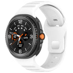 xDfind Round Dots Silver Stud Buckle Silicone Watch Band, For Samsung Galaxy Watch Ultra/Ultra 2025, For Samsung Galaxy Watch8 / 8 Classic