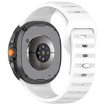 xDfind Round Dots Silver Stud Buckle Silicone Watch Band, For Samsung Galaxy Watch Ultra/Ultra 2025, For Samsung Galaxy Watch8 / 8 Classic