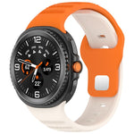 xDfind Round Dots Silver Stud Buckle Silicone Watch Band, For Samsung Galaxy Watch Ultra/Ultra 2025, For Samsung Galaxy Watch8 / 8 Classic