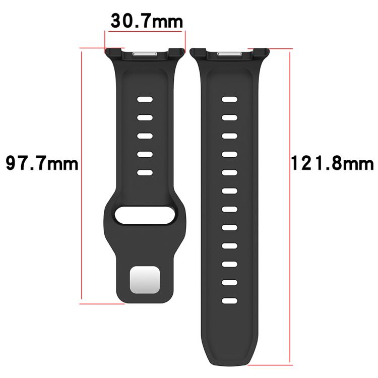 xDfind Round Dots Silver Stud Buckle Silicone Watch Band, For Samsung Galaxy Watch Ultra/Ultra 2025, For Samsung Galaxy Watch8 / 8 Classic