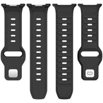 xDfind Round Dots Silver Stud Buckle Silicone Watch Band, For Samsung Galaxy Watch Ultra/Ultra 2025, For Samsung Galaxy Watch8 / 8 Classic