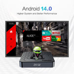 Tanix TX7 8K UHD Android 14 Smart TV Box with Remote Control, Allwinner H728 Octa-Core, 2GB+16GB