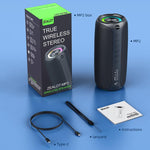 Zealot MP2 20W Portable Outdoor RGB Bluetooth Speaker, without Microphone(Blue), without Microphone(Camouflage), without Microphone(Black)