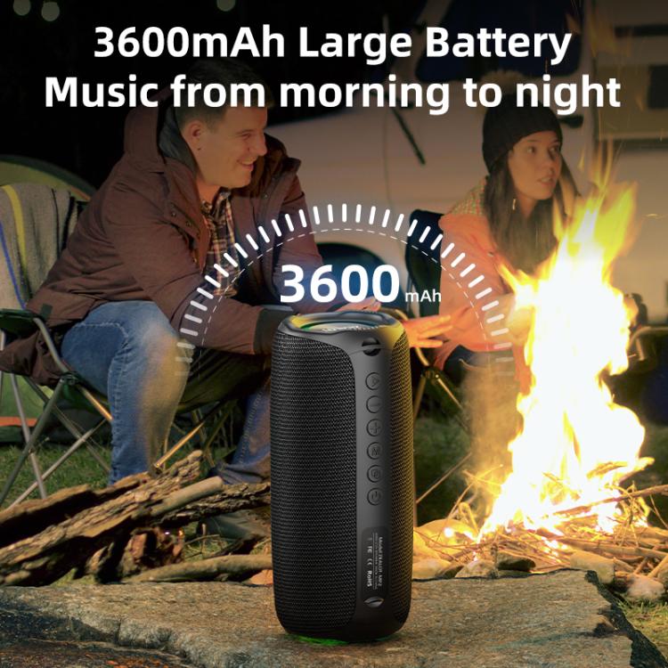 Zealot MP2 20W Portable Outdoor RGB Bluetooth Speaker, without Microphone(Blue), without Microphone(Camouflage), without Microphone(Black)