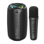 Zealot M2 8W Portable Outdoor RGB Bluetooth Speaker, with 2pcs Microphones, with 1pc Microphone
