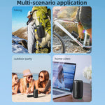 Zealot M2 8W Portable Outdoor RGB Bluetooth Speaker, with 2pcs Microphones, with 1pc Microphone