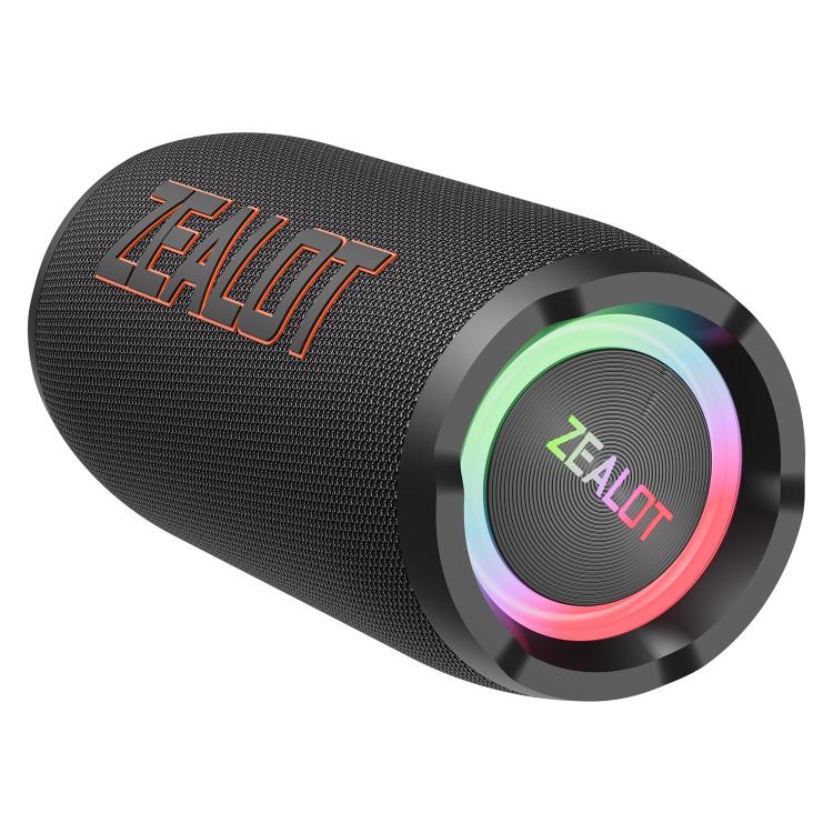 Zealot S76 50W Portable Outdoor RGB Bluetooth Speaker, with 2pcs Microphones, with 1pc Microphone, without Microphone