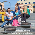 Zealot S76 50W Portable Outdoor RGB Bluetooth Speaker, with 2pcs Microphones, with 1pc Microphone, without Microphone