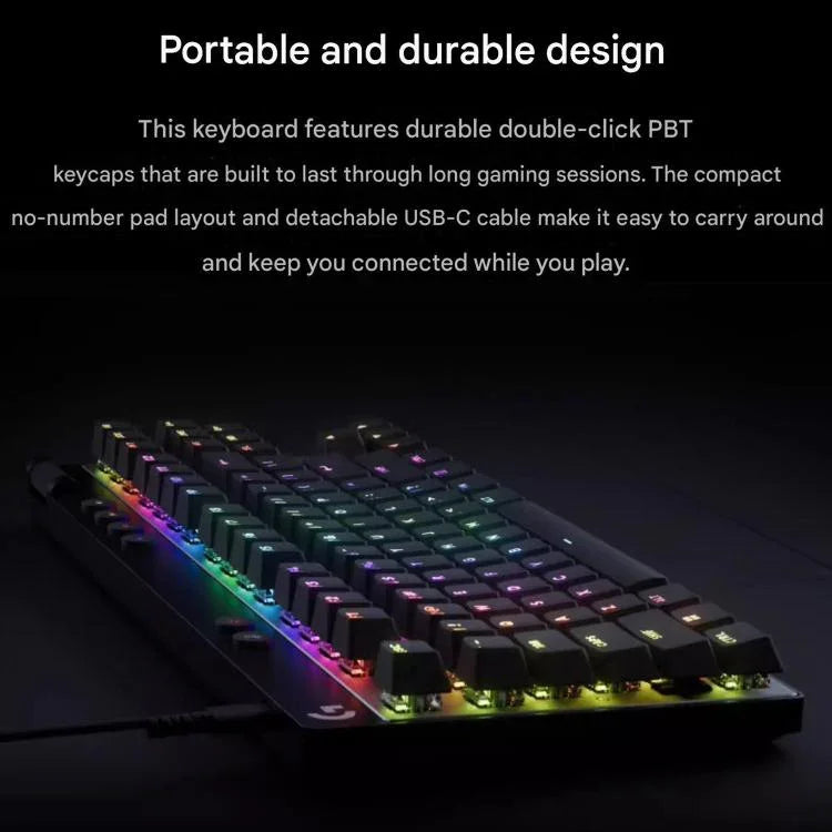 Logitech G PRO X TKL RAPID Magnetic Switches Wireless Gaming Keyboard