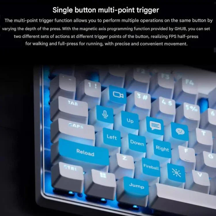 Logitech G PRO X TKL RAPID Magnetic Switches Wireless Gaming Keyboard