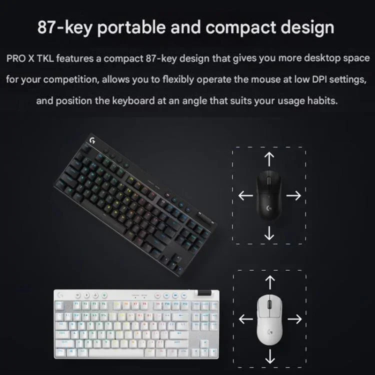 Logitech G PRO X TKL Wireless Gaming Keyboard, GX-L Mechanical Switches