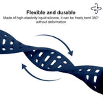 Shark Texture Holes Silicone Watch Band, For Apple Watch 46mm / 49mm / 45mm / 44mm