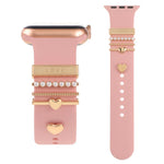 Dekorativer Ring aus Metall für Smartwatch-Armbänder