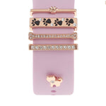 Dekorativer Ring aus Metall für Smartwatch-Armbänder