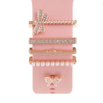 Dekorativer Ring aus Metall für Smartwatch-Armbänder