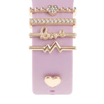 Dekorativer Ring aus Metall für Smartwatch-Armbänder