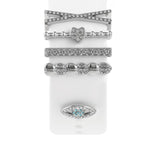 Dekorativer Ring aus Metall für Smartwatch-Armbänder