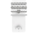 Dekorativer Ring aus Metall für Smartwatch-Armbänder