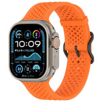 xDfind Breathable Silicone Watch Band, For Apple Watch 42 / 44 / 45 / 46 / 49mm, For Apple Watch 38 / 40 / 41 / S10 42mm