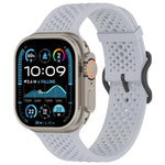 xDfind Breathable Silicone Watch Band, For Apple Watch 42 / 44 / 45 / 46 / 49mm, For Apple Watch 38 / 40 / 41 / S10 42mm