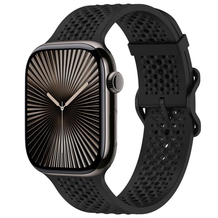 xDfind Breathable Silicone Watch Band, For Apple Watch 42 / 44 / 45 / 46 / 49mm, For Apple Watch 38 / 40 / 41 / S10 42mm