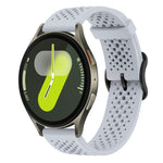 xDfind Breathable Silicone Watch Band, For Samsung Galaxy Watch Ultra / Ultra 2025, For Samsung Galaxy Watch8 / 8 Classic, For Samsung Galaxy Watch 7 / 6 / 5 / FE