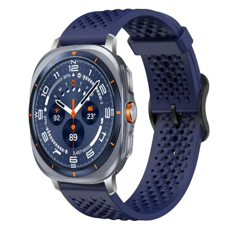 xDfind Breathable Silicone Watch Band, For Samsung Galaxy Watch Ultra / Ultra 2025, For Samsung Galaxy Watch8 / 8 Classic, For Samsung Galaxy Watch 7 / 6 / 5 / FE