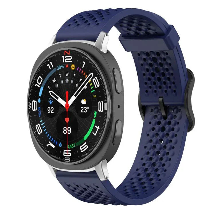 xDfind Breathable Silicone Watch Band, For Samsung Galaxy Watch Ultra / Ultra 2025, For Samsung Galaxy Watch8 / 8 Classic, For Samsung Galaxy Watch 7 / 6 / 5 / FE