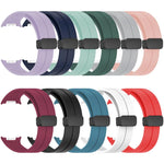 xDfind  Flat Head Groove Folding Black Buckle Silicone Watch Band, For Samsung Galaxy Watch Ultra / Ultra 2025