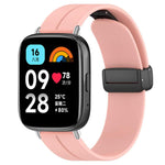 xDfind  Flat Head Groove Folding Black Buckle Silicone Watch Band, For Xiaomi Band 10 Pro / 9 Pro / Redmi Watch 6, For Redmi Watch 3 Active / Watch 3 Lite, For Redmi Watch 3