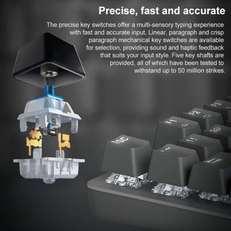 Logitech K845 Backlit Mechanical Wired Keyboard, Cable Length: 1.8m, Longhua Brown Axis, Longhua Red Axis