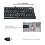 Logitech MK120 Wired Keyboard and Mouse Set