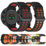 xDfind Ocean Dual Pin Buckle Silicone Watch Band, For Suunto 9 / 7 / Spartan Sport