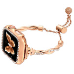 xDfind Twist Bracelet Diamond Metal Watch Band, For Apple Watch 42 / 44 / 45 / 46 / 49mm, For Apple Watch 38 / 40 / 41 / S10 42mm