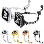 xDfind Twist Bracelet Diamond Metal Watch Band, For Apple Watch 42 / 44 / 45 / 46 / 49mm, For Apple Watch 38 / 40 / 41 / S10 42mm