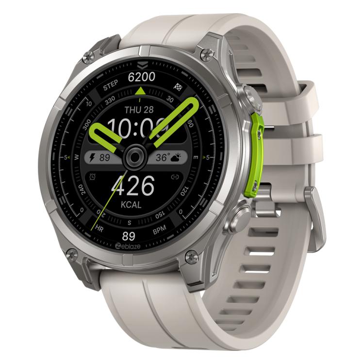 Zeblaze Vibe 8 Rugged Outdoor Smart Watch 1.43 inch Screen 5 ATM & IP69K Built-in Flashlight