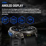 Zeblaze Vibe 8 Rugged Outdoor Smart Watch 1.43 inch Screen 5 ATM & IP69K Built-in Flashlight