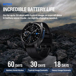 Zeblaze Vibe 8 Rugged Outdoor Smart Watch 1.43 inch Screen 5 ATM & IP69K Built-in Flashlight