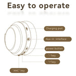 GT10 Zero Pressure BT5.4 Wireless Stereo ANC Headphones