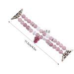 Cat Eyes Stone Beads Bracelet Watch Band, For Apple Watch 46mm / 49mm / 45mm / 44mm, For Apple Watch 42mm / 41mm / 40mm / 38mm