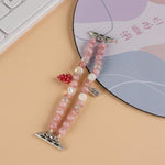 Cat Eyes Stone Beads Bracelet Watch Band, For Apple Watch 46mm / 49mm / 45mm / 44mm, For Apple Watch 42mm / 41mm / 40mm / 38mm